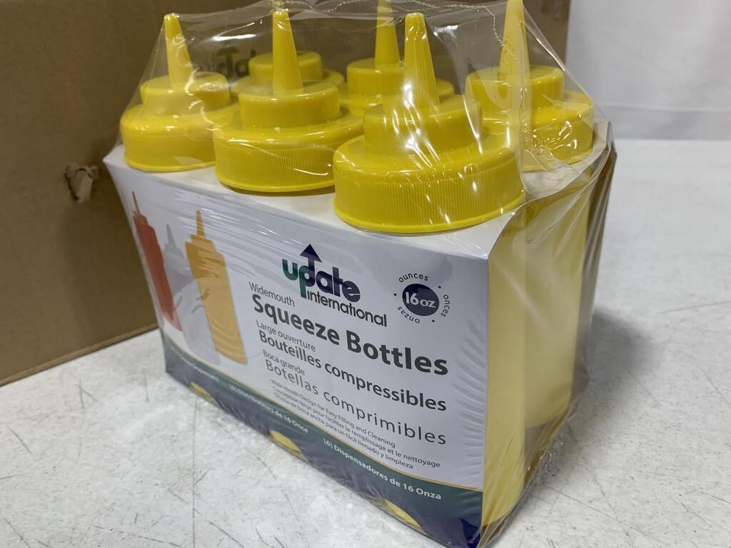 UPATE INTERNATIONAL WIDE MOUTH SQUEEZE BOTTLES