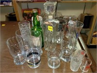 Lot of Assorted Bar Glasses, Shot Glass, etc