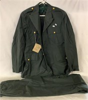 ARMY GREEN UNIFORM WOOL 43R