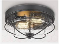 DARKAWAY FLUSH MOUNT 10IN CEILING LIGHT FIXTURE