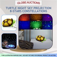 TURTLE NIGHT SKY PROJECTION 8-STARS CONSTELLATIONS