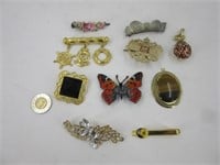 Broche et bijoux vintages