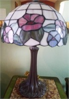 T - TIFFANY STYLE TABLE LAMP (L24)