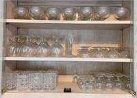 T - MIXED LOT OF GLASSWARE (P57)