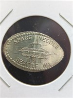 Smash quarter token space Needle Seattle WA