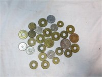 Lot of Misc. Gaming Tokens Including Cool Looking
