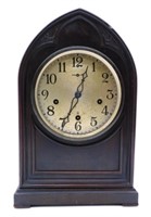 New Haven Clock Company Mahogany Mantel Clock.