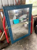 Kirkland's 24X36 Blue Beveled Edge Large Mirror