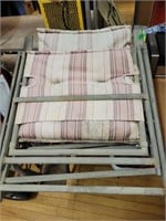3 Lawn chairs with pads