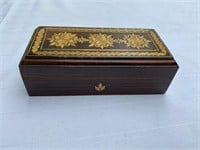 Small Inlay Wood Trinket Box