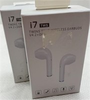 2x NEW i7 Twins True Wireless Earbuds V4.2 + DER