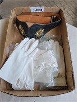 Vintage Ladies Gloves and Belt