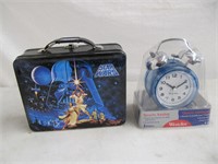 STAR WARS LUNCHBOX & NEW ALARM CLOCK