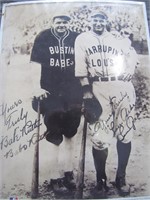 Antique Signed Babe Ruth & Lou Gehrig Photo