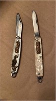 Pair of older folding Florida souvenir knives