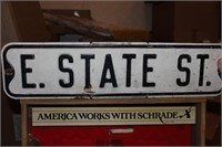 DOUBLE SIDED STREET SIGN