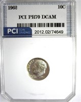 1962 Dime PR70 DCAM LISTS $400 IN 69DC