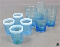 Blue Glassware / 8 pc