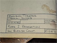1986 Madison theater Peoria blueprints