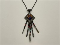 Sterling Native American Necklace 6.6gr TW
