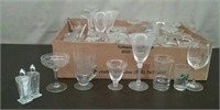 Box-Assorted Glassware, Some Crystal, Stemware,
