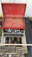 Faux stone, small toolbox with towing balls,
