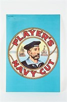 PLAYER'S NAVY CUT POSTER MOUNTED ON COROPLAST