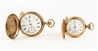 Jewelry Lot of 2 Hunter Pocket Watches