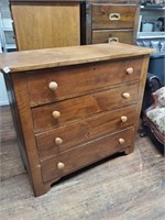 4 Drawer Antique  Dresser-39t x 43w x 19d