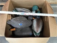 Seven Duck Decoys With Weights