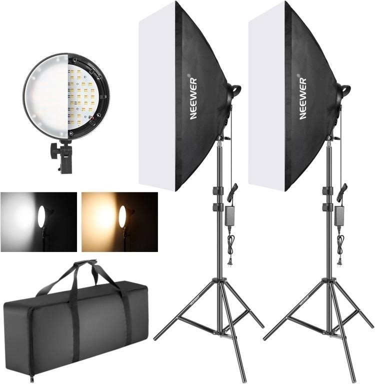 Neewer Photography Bi-color Dimmable LED Softbox