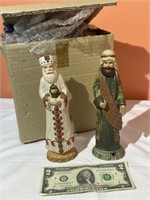 Ceramic Wise Men Figurines- Most Still in Box