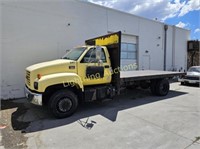 2001 CHEVROLET C6500 FLATBED DUMP TRUCK