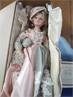 Victorian Porcelain Doll - 16" -NIB