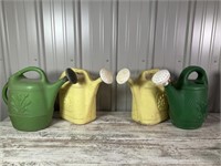 4-Plastic Watering Pitchers