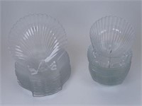 ARCOROC (FRANCE) SHELL FORM SERVING DISHES