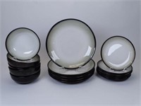 SANGO "NOVA BLACK" DINNERWARE