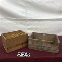 ADVERTISING WOODEN BOXES