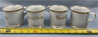 Tom and Jerry Gold-trimmed Mugs