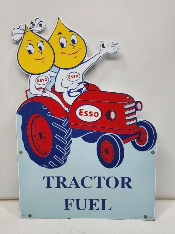 SSP Esso Tractor Fuel Sign