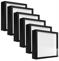 TouYinger 8 x 8" Shadow Box Frame Display Case 6pk