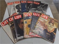 (AB) Vintage Life magazines, assorted years