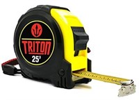 New 25 FT - Triton Tape Measure - Magnetic Claw