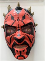 Star Wars Ray Park signed Darth Maul mask