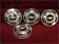 4 Vintage Chev Rim Center Caps