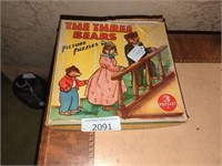 Vintage the Three bears picture puzzles
