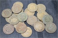 20 INDIAN HEAD CENTS