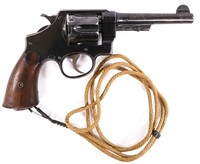 WWI US S&W M1917 "Co. F. 125th" MARKED REVOLVER