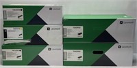 Lot of 5 Lexmark Toner/Photoconductors - NEW $970