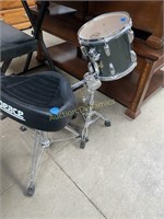 Snare Drum, Stand & Drum Stool